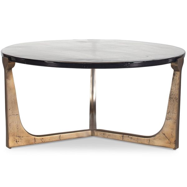 Tavolino da caffe Bohdi in ottone antico gw7113994