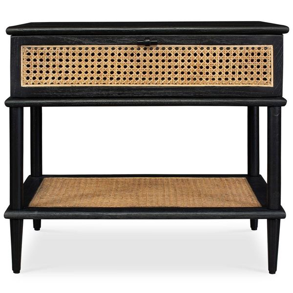 Tavolino laterale Coast, Colore Nero sc9401802