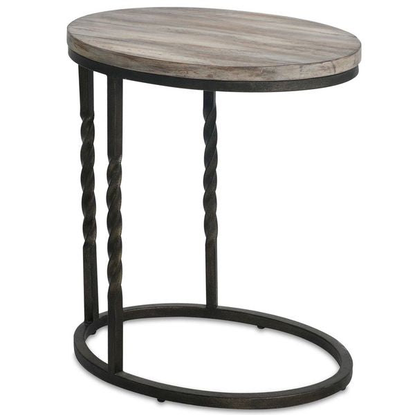 Tavolo decorativo Tauret avorio usurato az8807912