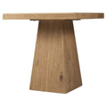 Tavolino d'angolo quadrato legno fluttuante finitura Buckboard kt9461369