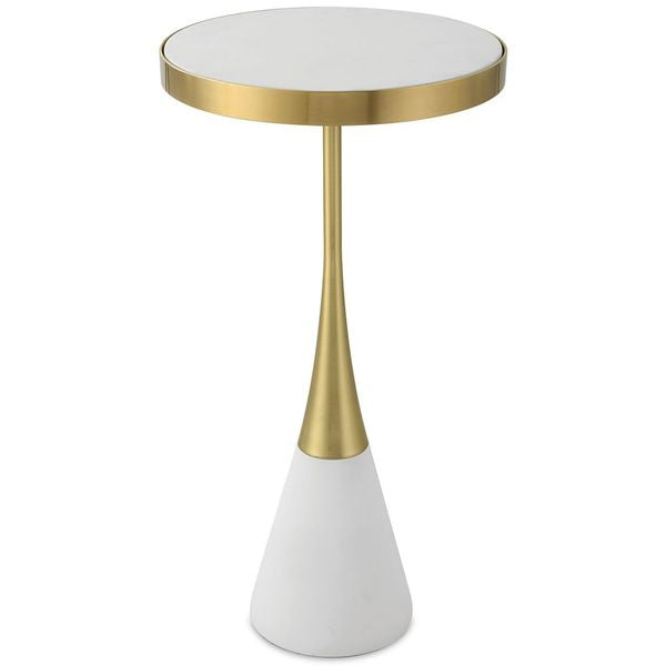 Tavolo decorativo Apex in ottone spazzolato rb6858275